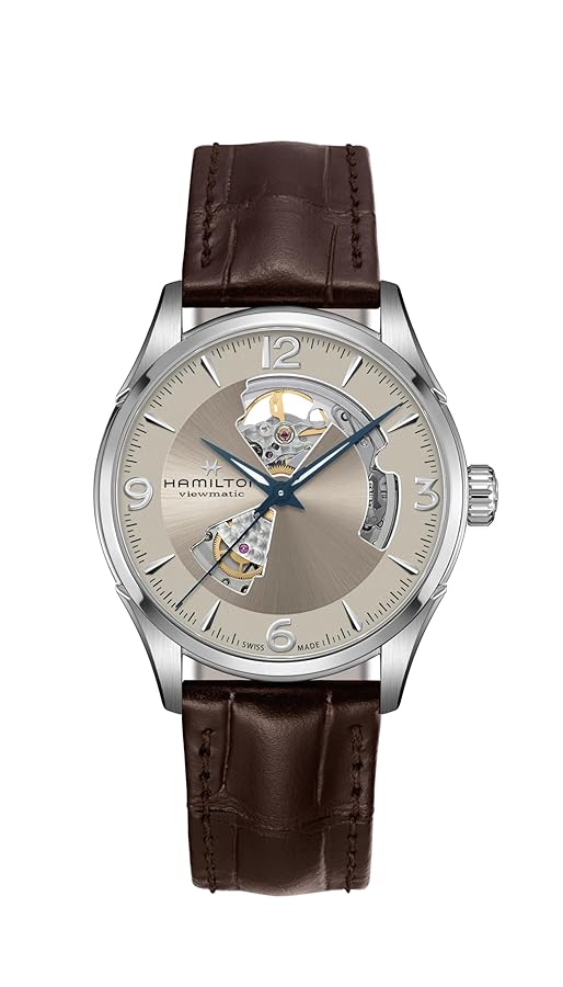 ハミルトン ジャズマスター オープンハート 42mm ハミルトン ジャズマスター オープンハート42MM プラチナブルー